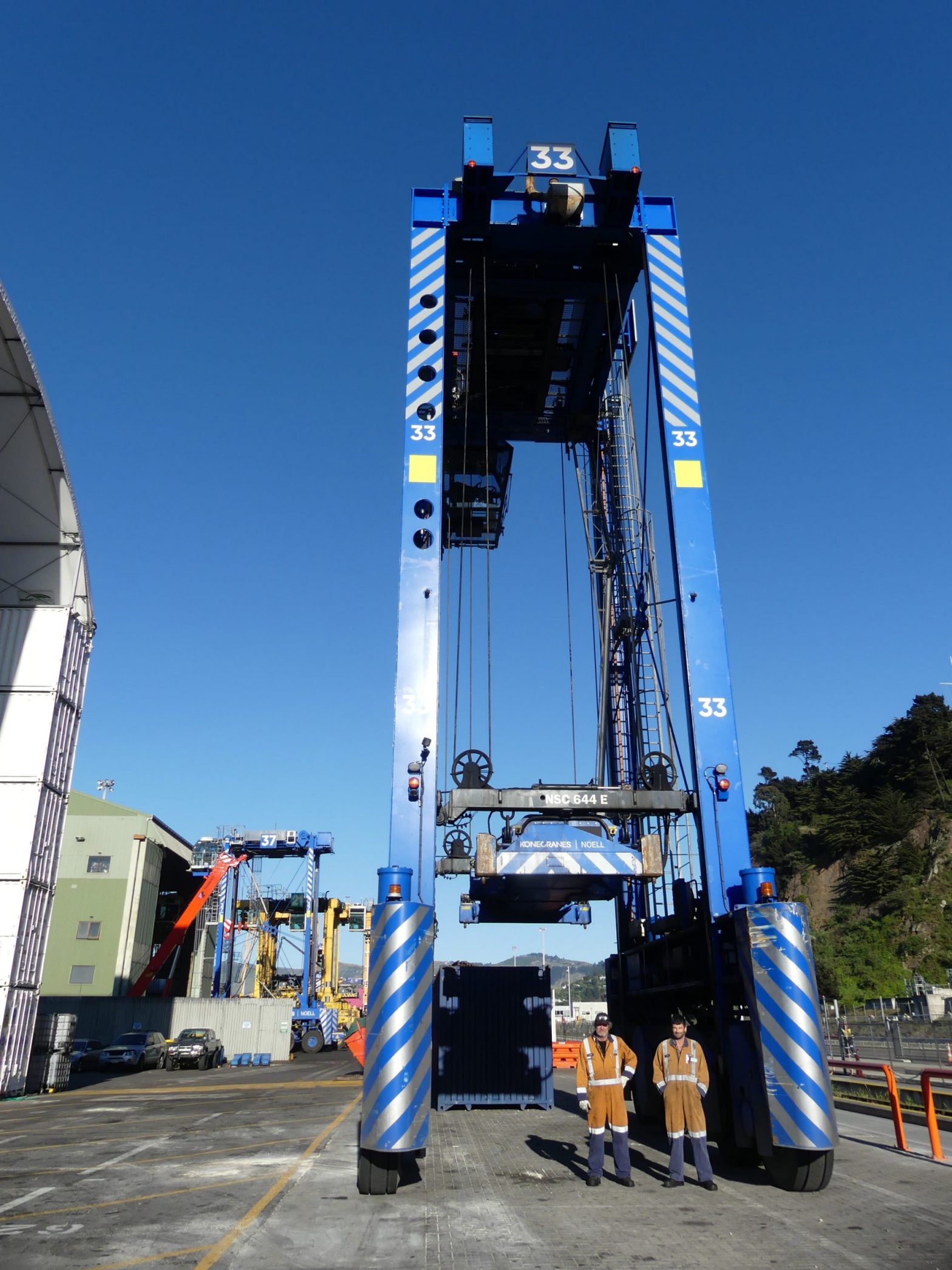 White noise alarms to reduce Port noise. Lyttelton Port Company